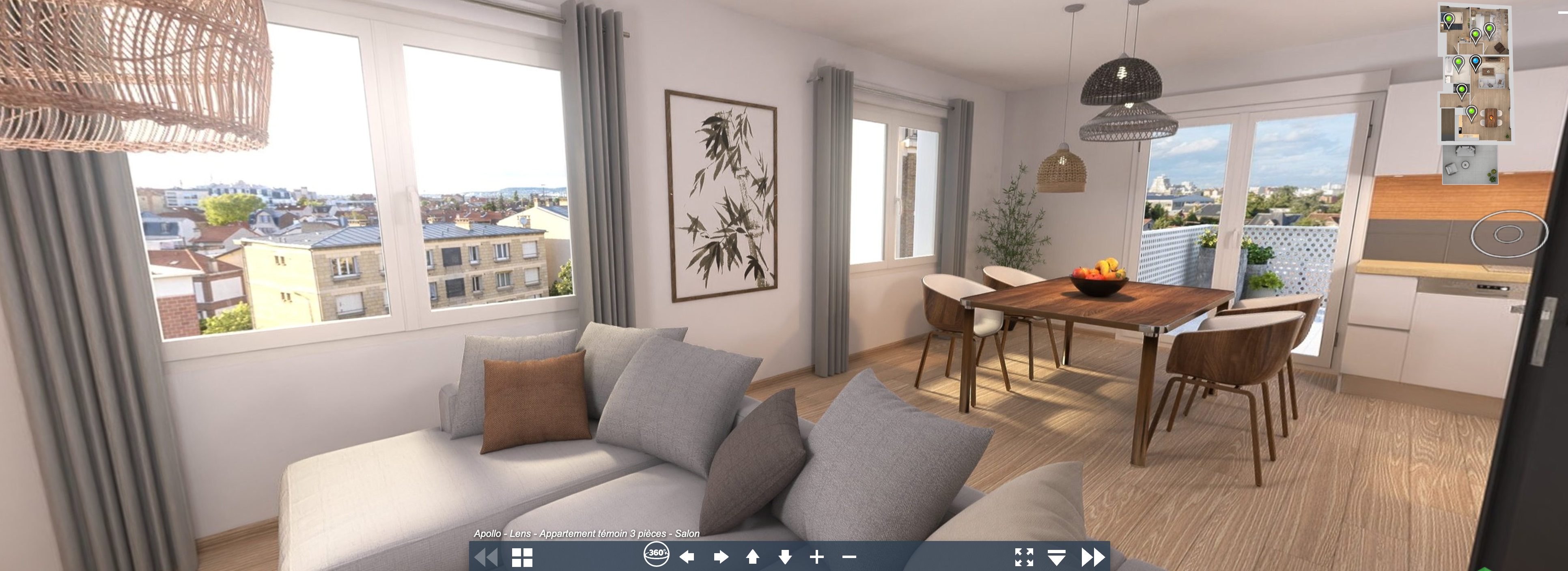 Découvrez la visite virtuelle de votre futur appartement - Apollo Lens